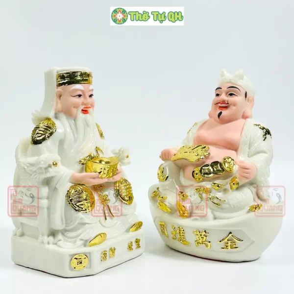 Tượng ông Thần Tài bằng sứ